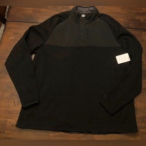 NWT Champion Black Pullover Sweater Jacket w/ Thumb Holes Men’s size XXL